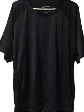 Real Essentials ~ Men’s ~ Black ~ Shirt ~ 2X ~ Short Sleeve